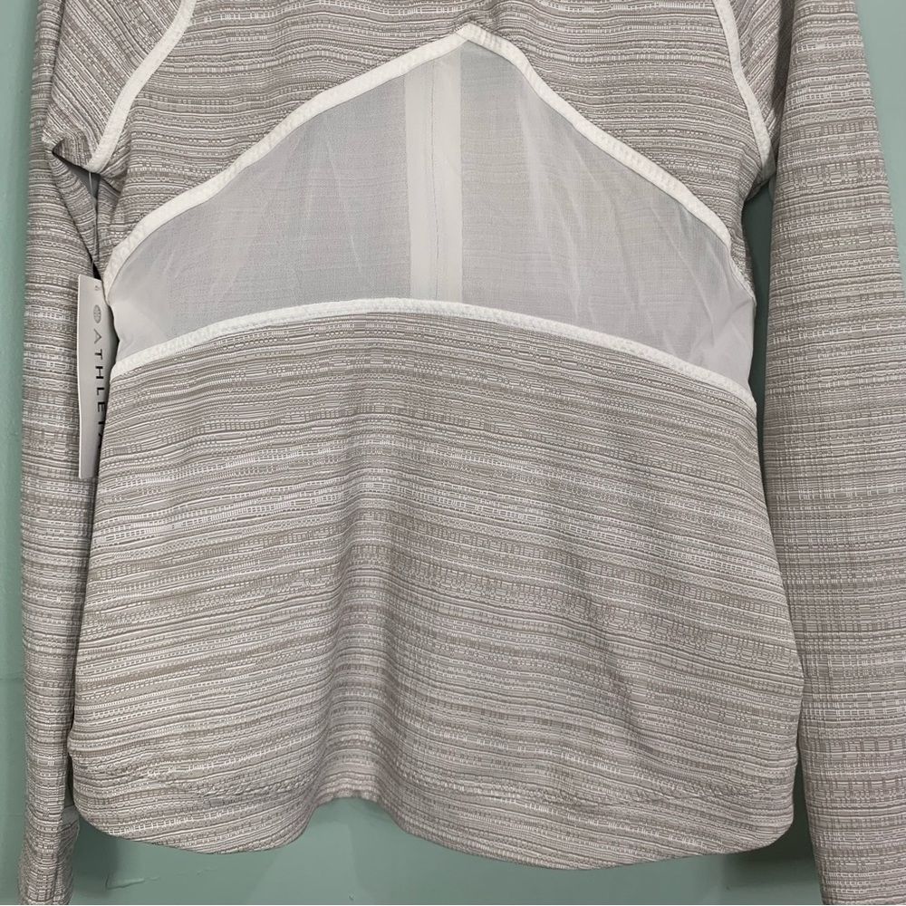 Athleta Elation Jacket Qual Medium 291952 Powervita Cream - Picture 10 of 10